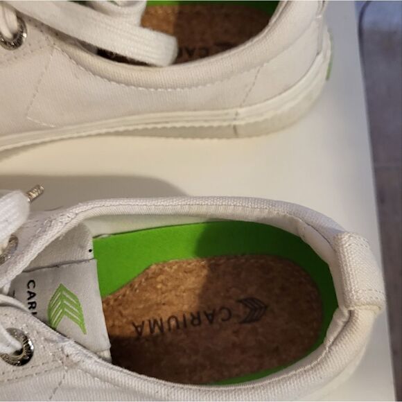 Cariuma Rio Brazil "OCA Low" White Canvas Sneakers Wmns 6/EU 36.5 $85 - Picture 10 of 11